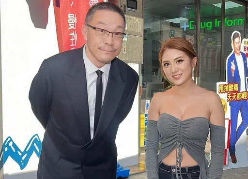 朱学恒合照爆乳美女　网友看1举动：两只手变乖了