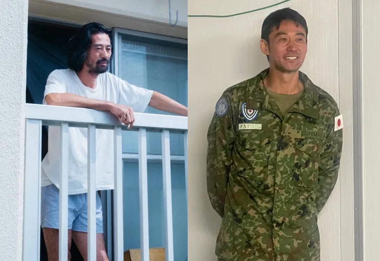 山本一賢自編自演以自衛隊為題材的電影《火之華》。翻攝山本一賢X