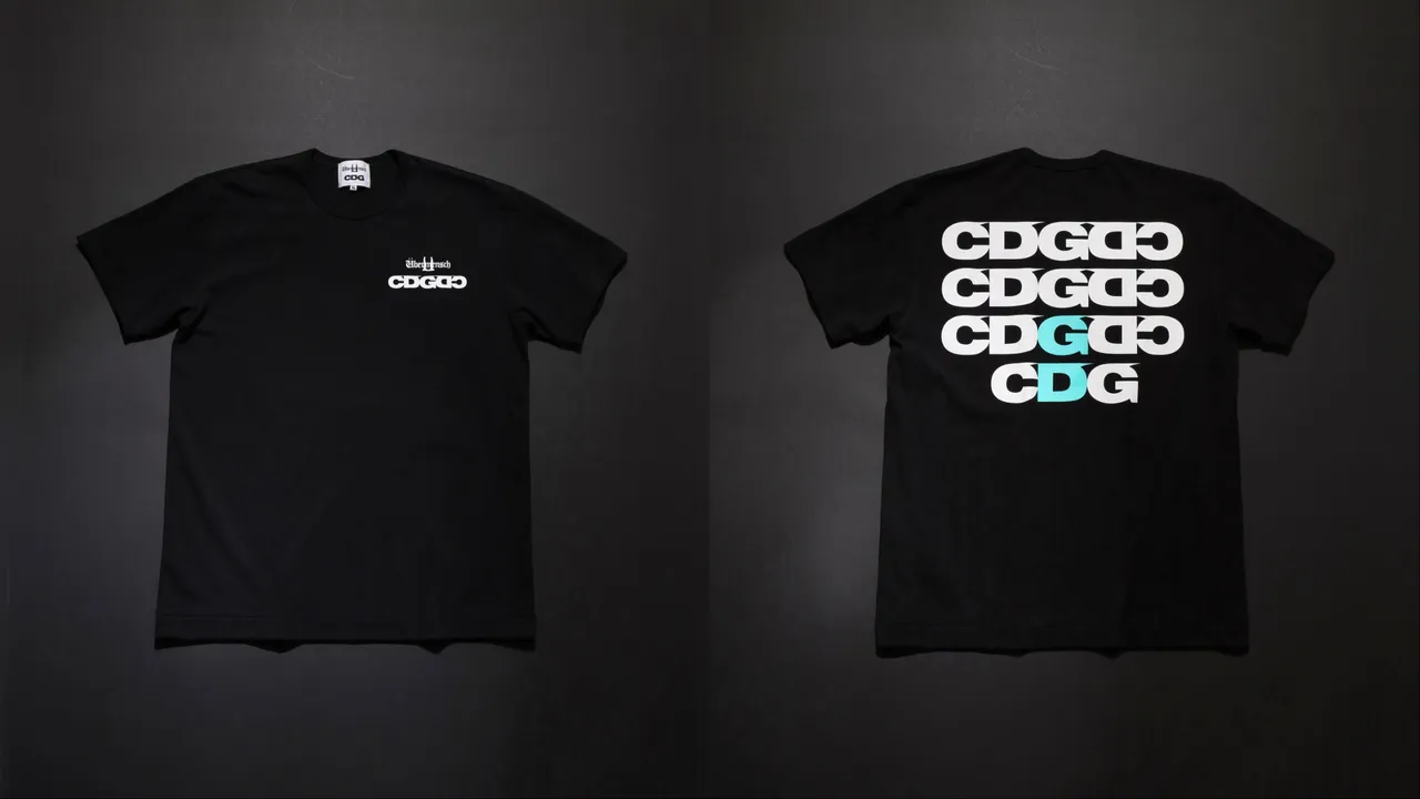 CDGｘGD联名款双LOGO短T，3980元。品牌提供