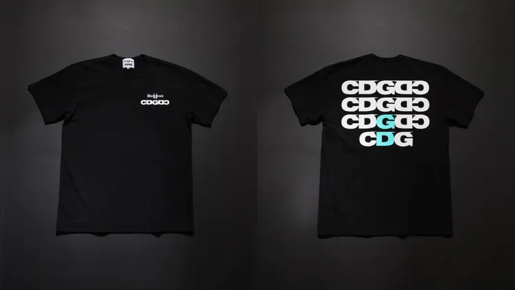 CDGｘGD聯名款雙LOGO短T，3980元。品牌提供