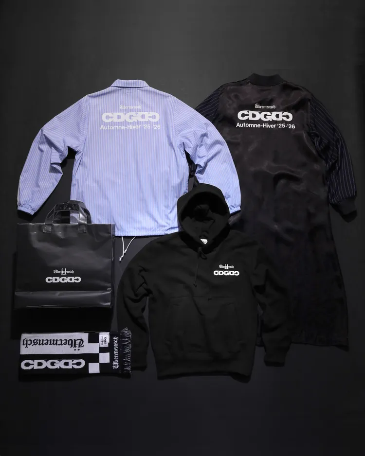 此次特意打造出CDG與GD的專屬聯名LOGO。品牌提供