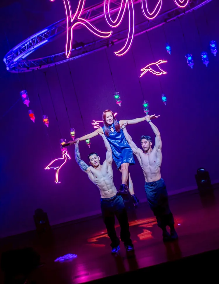 凱莉脫口秀專場日前在高雄演出引起熱烈迴響。卡米地喜劇俱樂部提供