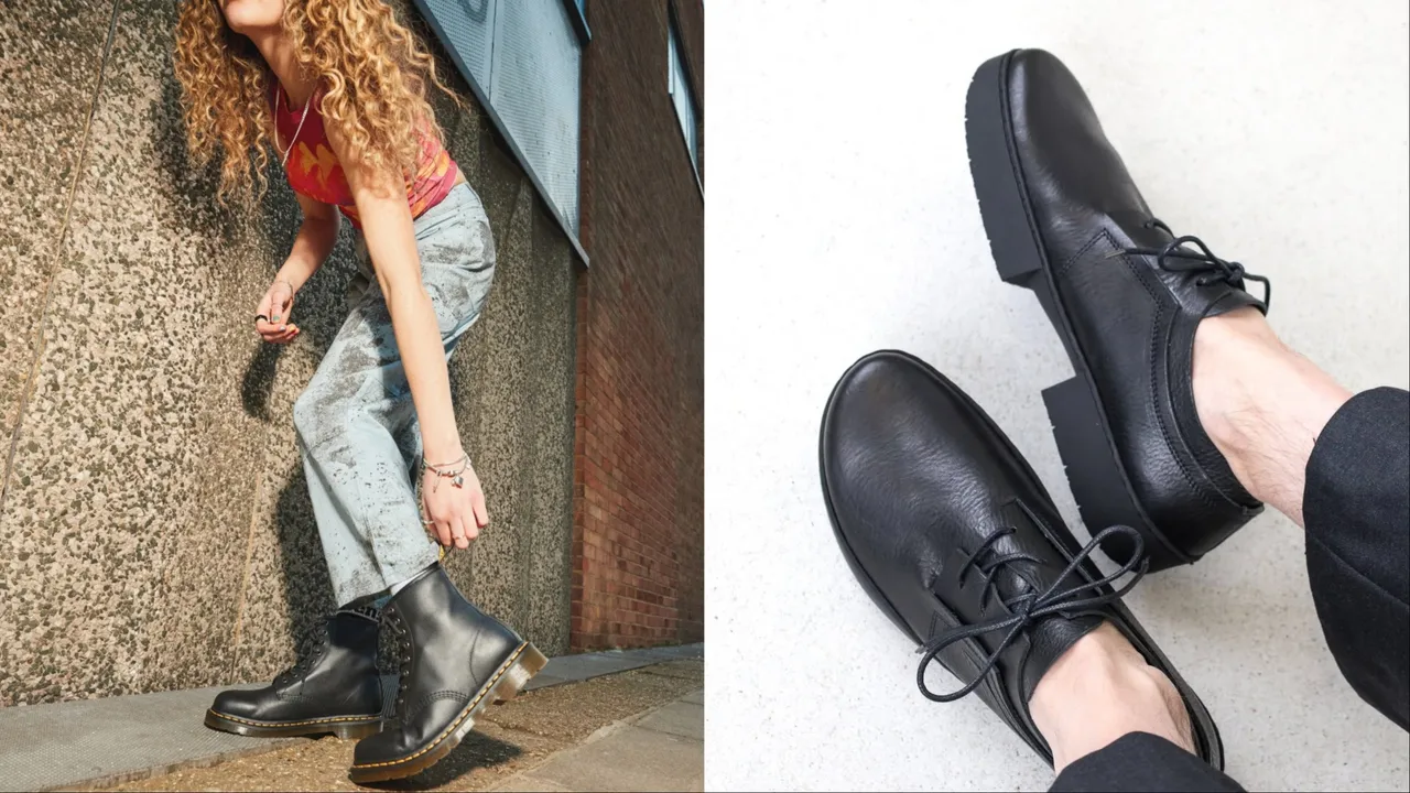 Dr. Martens（左）與Trippen（右）同步推出年末特賣。翻攝drmartenstw IG、trippen.tw IG