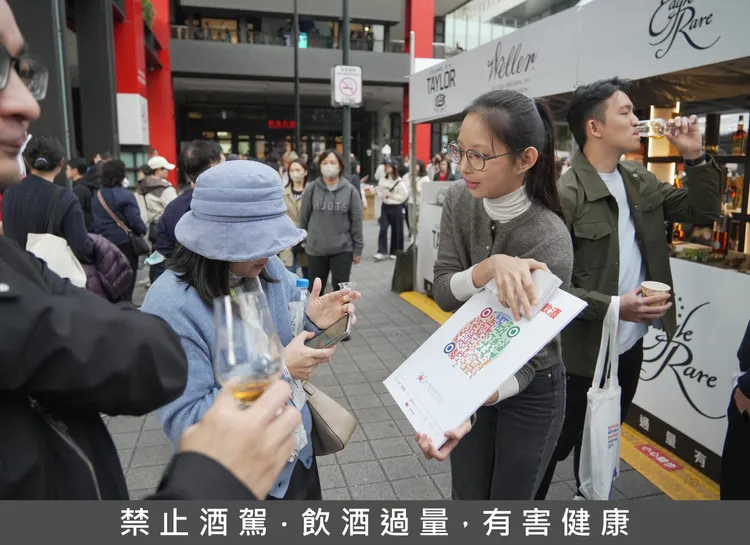 TBAF现场讲解酒精单位，民众首次理解饮酒量差异。业者提供