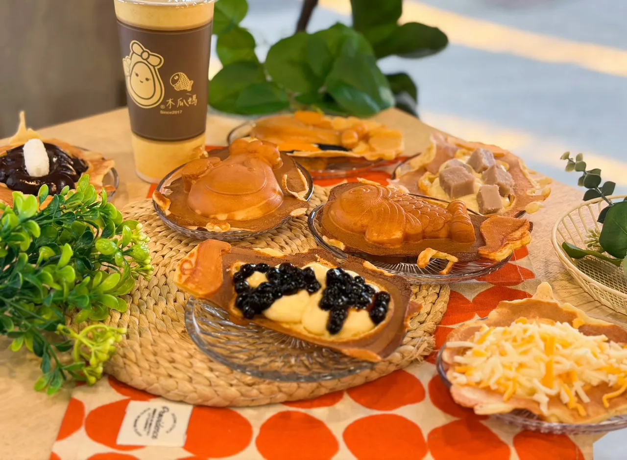 吴佩俞说，「木瓜妈」卖的是鱼拓烧，跟自家木瓜园的木瓜牛奶，跟郑男的鸭店无关。业者提供