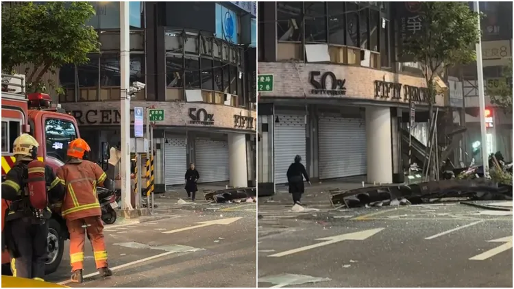 板桥气爆威力大「整栋楼都在晃」　邻居惊恐：以为家要垮了