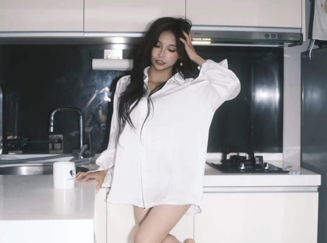 「G奶子瑜」祈錦鈅受訪談到現在的感情狀況。翻攝祈錦鈅臉書