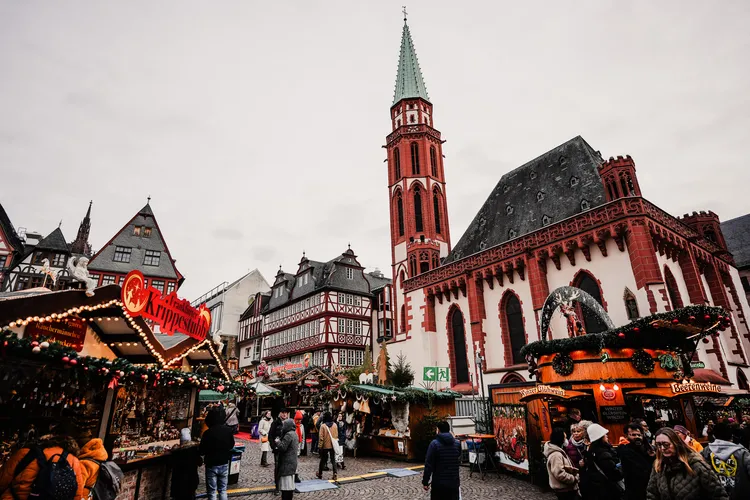 到羅馬人廣場感受聖誕氣氛。田欣雲攝影