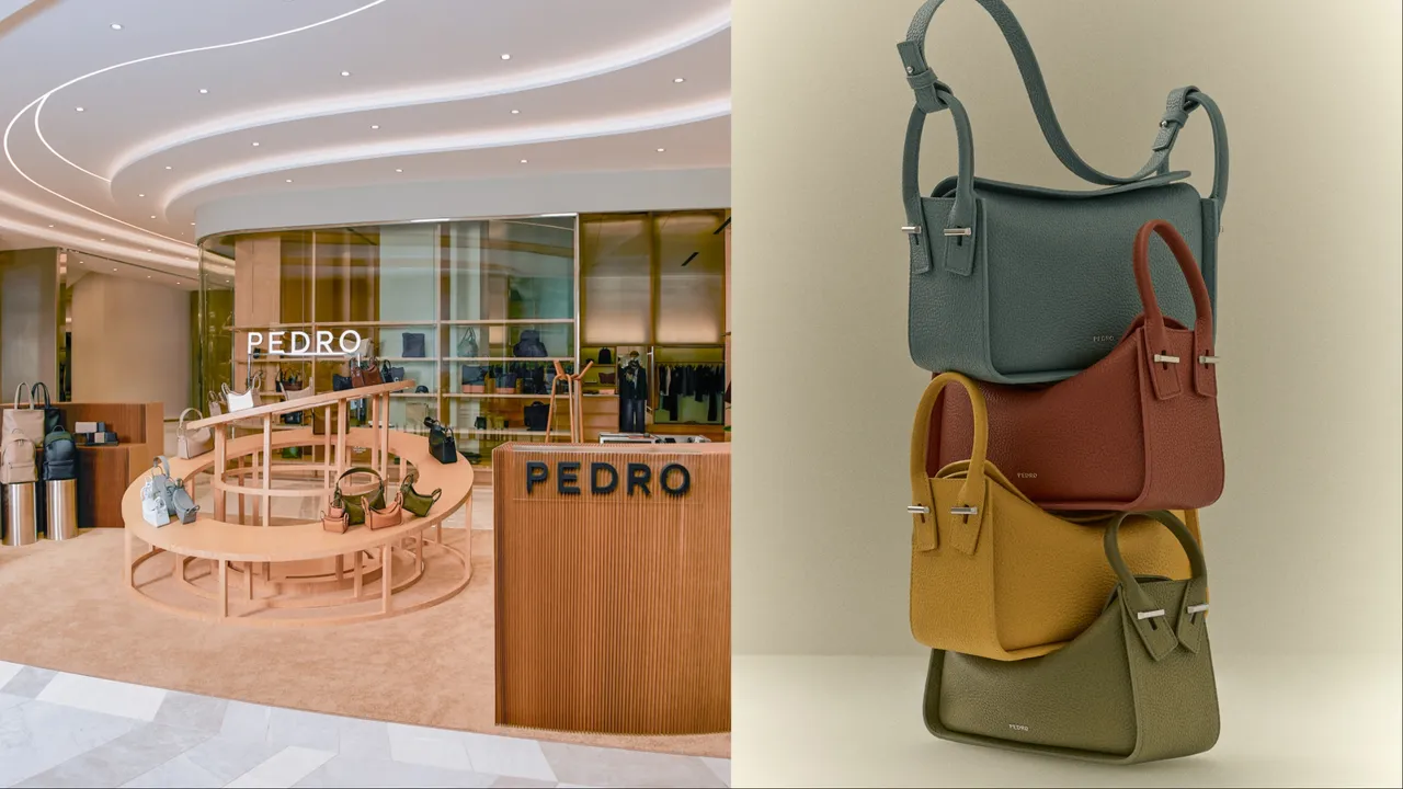 PEDRO位於Dream Plaza的限時概念店搶先帶來台灣限定包。品牌提供
