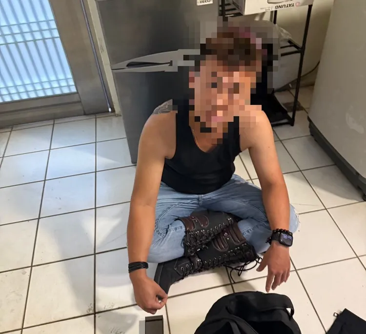 警方逮捕取款车手。第三分局提供