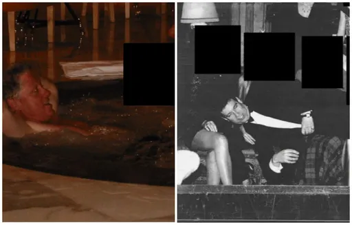 淫魔富豪档案上「酒池肉林」主菜！柯林顿半裸抱女　安德鲁王子横躺5女身上震撼照曝 