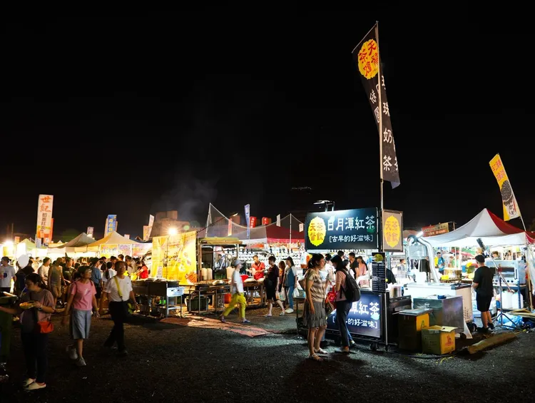 仁海宫夜市。翻摄脸书