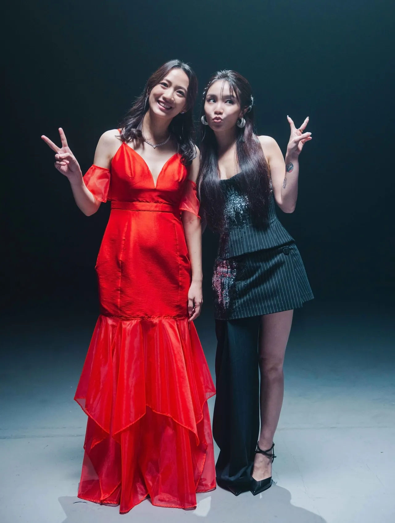 Kimberly与准新手妈范宸菲合作拍MV。新视纪整合行销提供