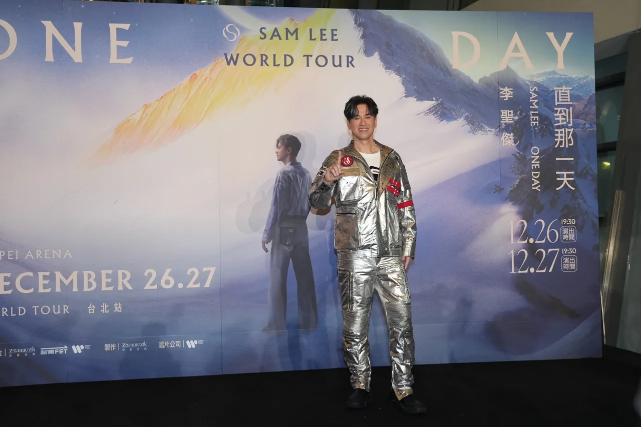 李圣杰演唱会留空位追到已故音乐人屠颖。彭欣伟摄