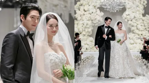 申敏儿套Elie Saab婚纱美翻了　搭LV珠宝绽放幸福光芒