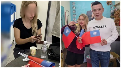 俄籍金发妹「装聋哑卖国旗」　议员也上当！他疾呼：抓出藏镜人