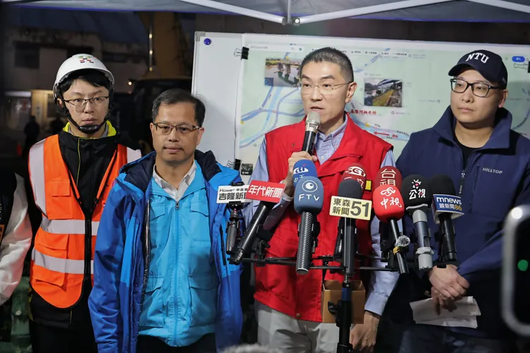 基隆市長謝國樑表示，2公司違規排放均非此次水汙染事件的元凶。翻攝照片