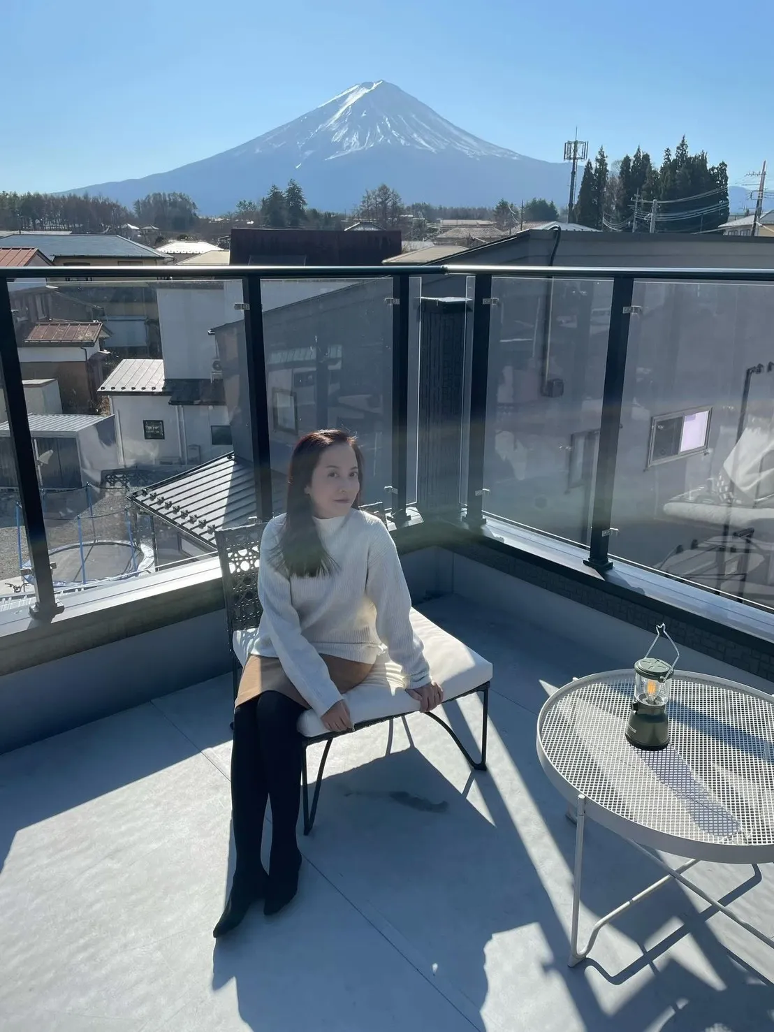 李淑桢刚度假回来，分享演出李母的心得。翻摄自李淑桢脸书