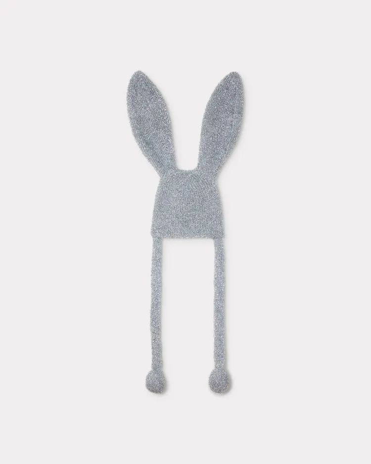 KENZO WINTER限定銀色箔飾KALI毛帽，1萬3300元。品牌提供