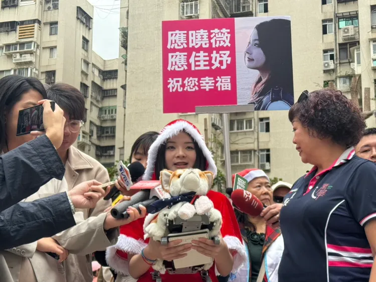 應佳妤未鬆口是否會參選國民黨中正、萬華區議員初選。張綵茜攝