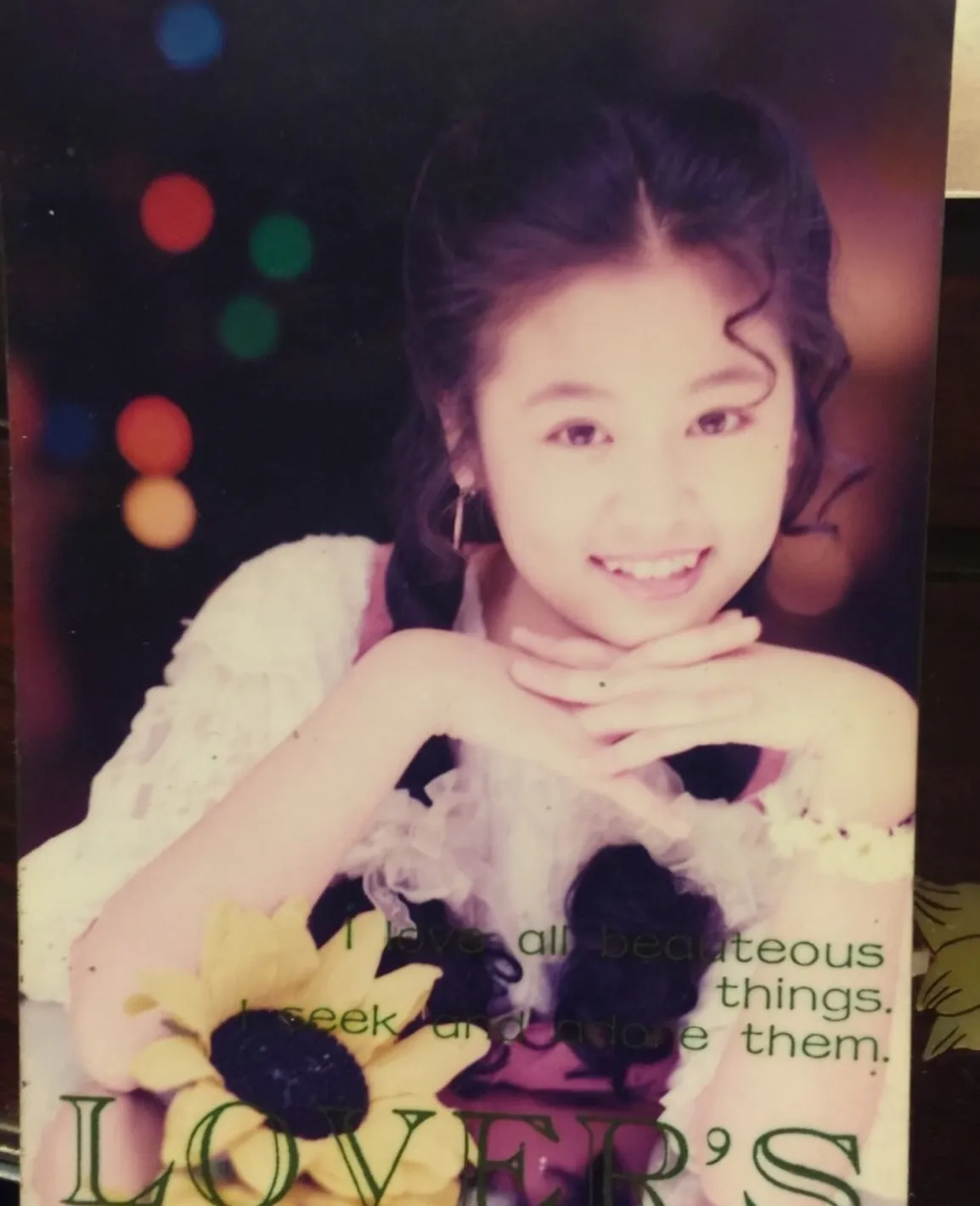 林心如对自己的嫩照也哭笑不得。翻摄自林心如IG