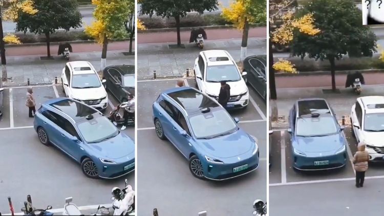 「人肉佔位」不敵科技!他下車走人卻搶贏大媽 千萬網友直擊叫好