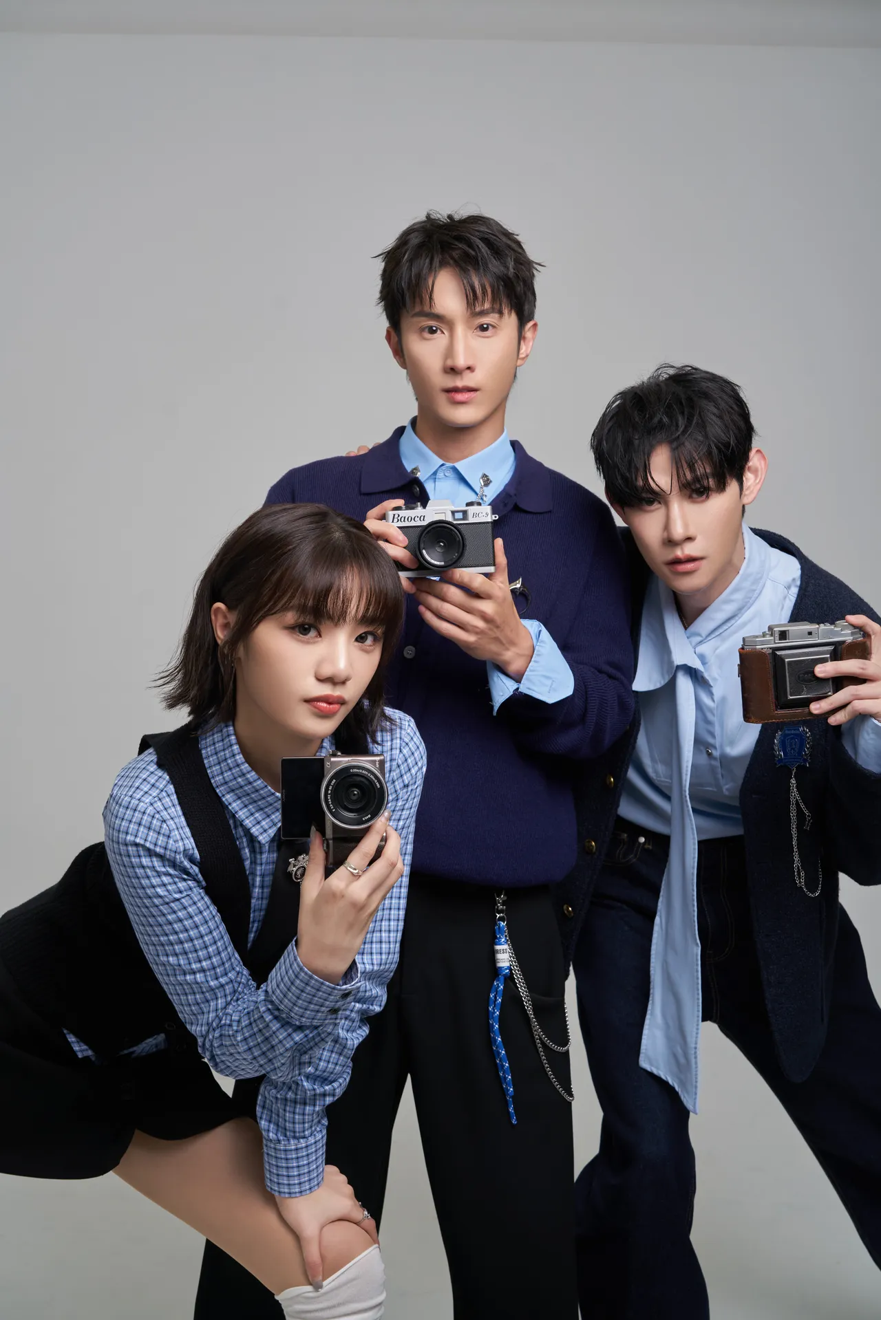 夏和熙（右起）、阿本、木木展现各自特色与幽默，为节目带来欢笑亮点。快电商提供