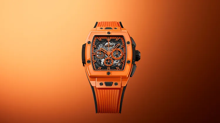 本周新錶｜HUBLOT的未來感光譜　Spirit of Big Bang亮彩橘陶瓷登場