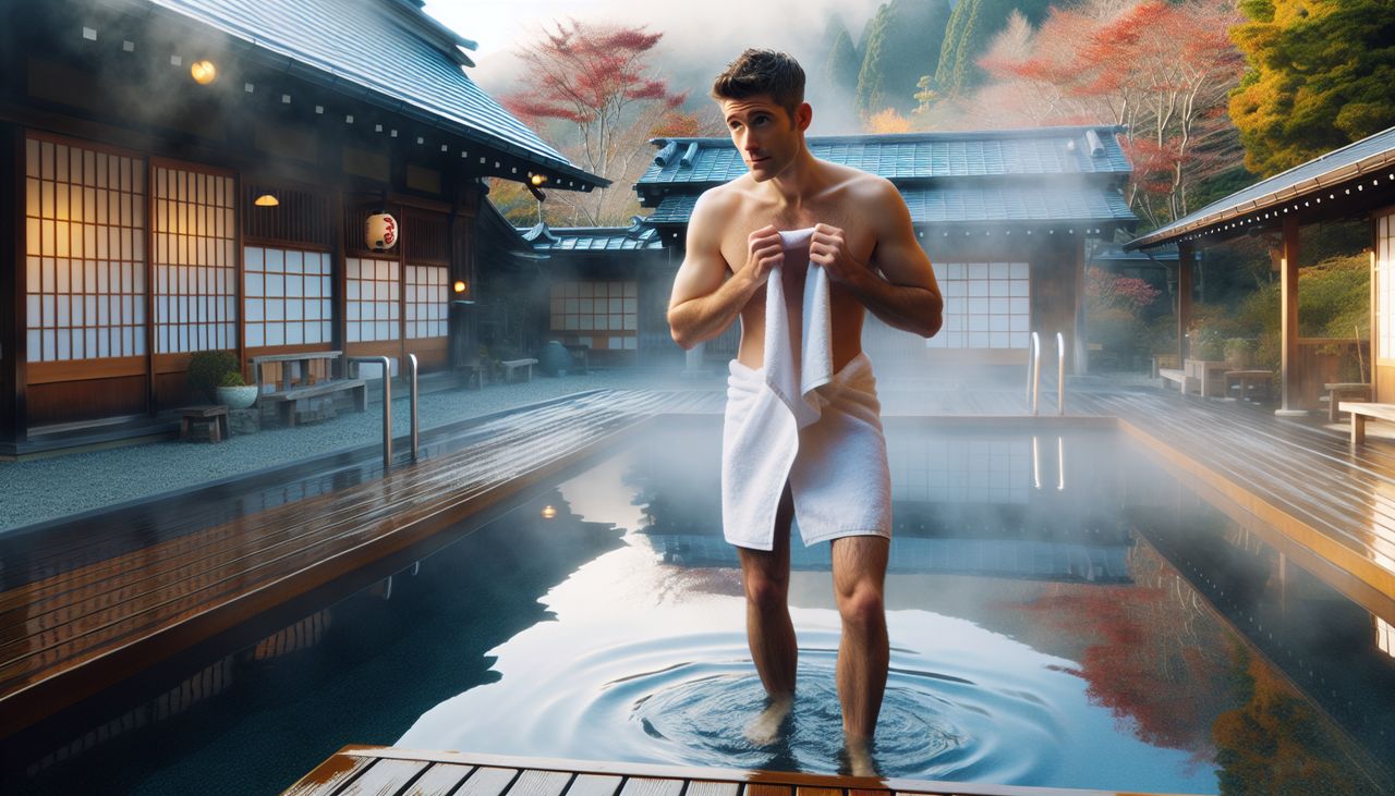 男毛巾遮鳥闖日本女湯 台女全裸被看光!網見他帶一物細思極恐