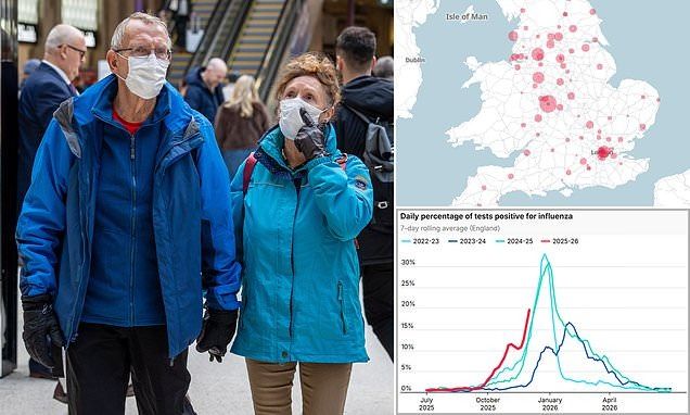 英國「超級流感」大爆發！住院暴增55%　衛生大臣急籲醫師取消耶誕罷工