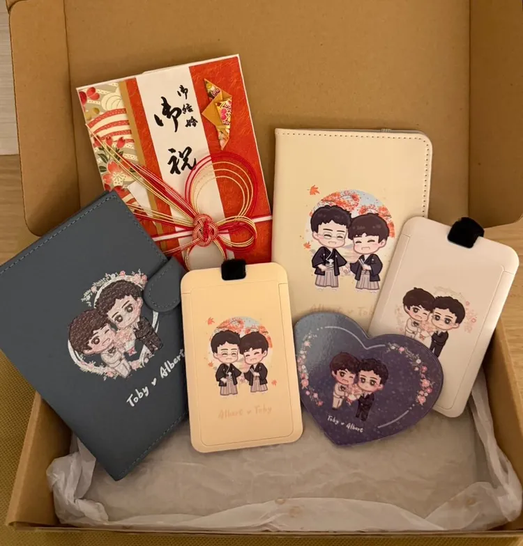 徐嶔煌也分享婚禮小物。翻攝自徐嶔煌threads