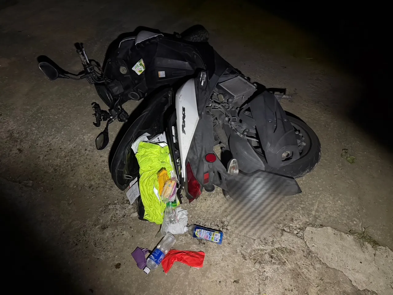 钟男抢走的机车。民众提供