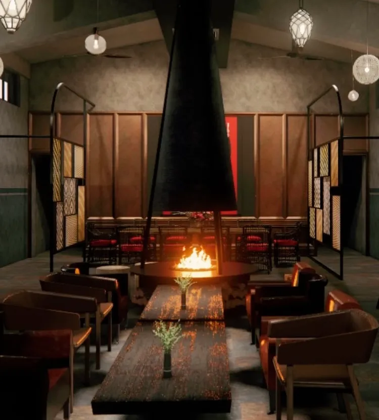 Sam即將開業的酒吧內部陳設。翻攝Sam IG