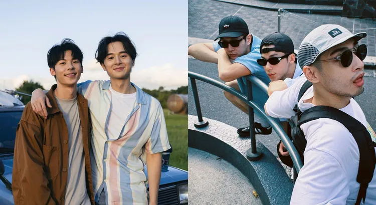 许光汉爆和张轩睿友情生变（左图），章广辰加在两人中间。翻摄何乐音乐脸书、Mr.Triangle IG