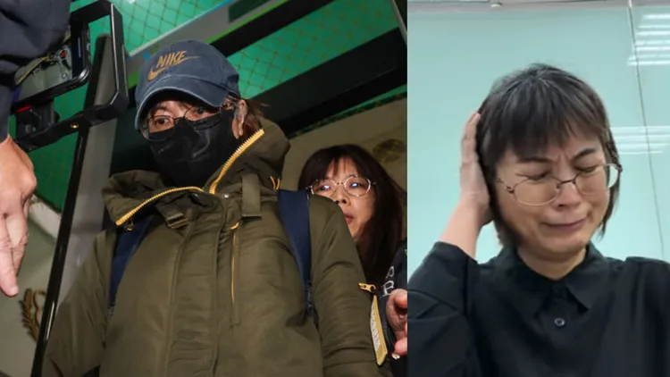 謝宜容任職期間涉貪，一審遭判4年6月有期徒刑。左中央社、右翻攝YouTube