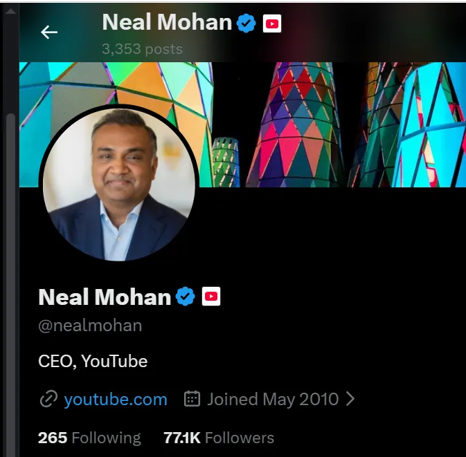 YouTube现任执行长表示，会控制自己三个孩子使用萤幕时间。X