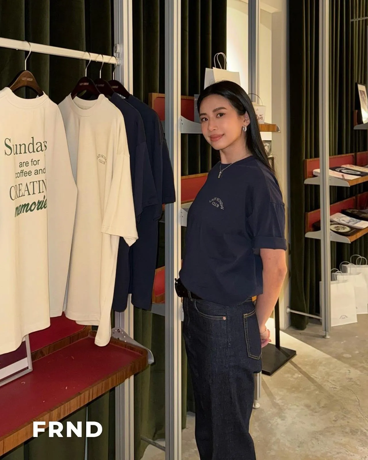 FRND與風格KOL趙岱新合作品牌Lazy Sunday快閃店。