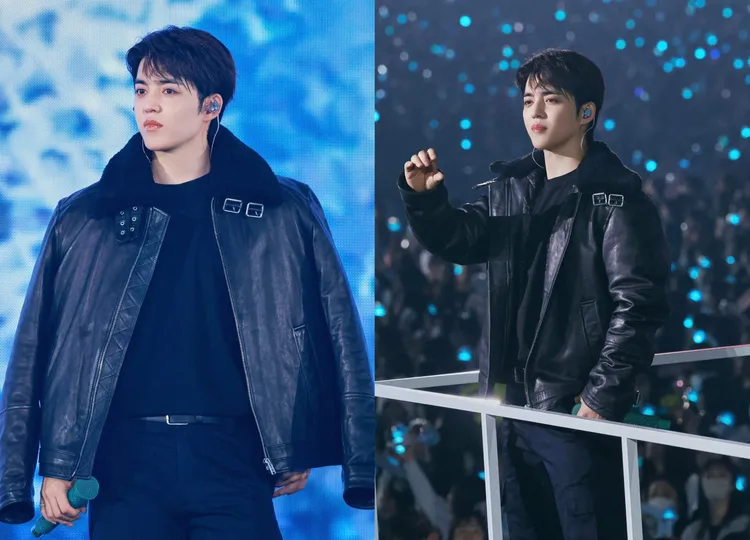 S.COUPS近日在日場巡演中換上超帥氣的全黑BOSS造型。品牌提供