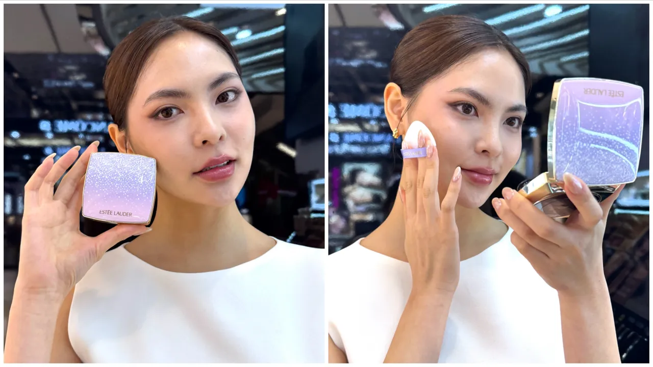 雅诗兰黛粉持久完美锁妆气垫粉饼薰衣草之吻限定版，一盒一蕊／1950元。张家玲摄