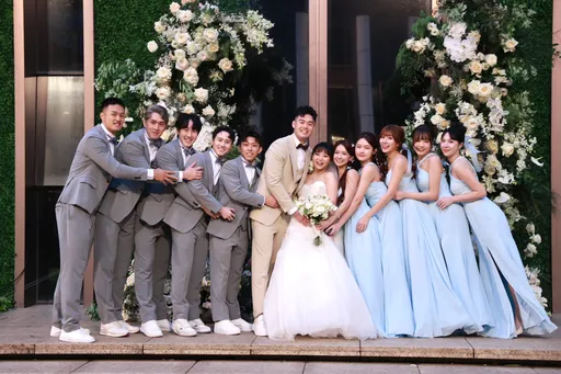 王齐麟超帅伴郎团曝光！「像在拍偶像剧」　游泳男神也来了