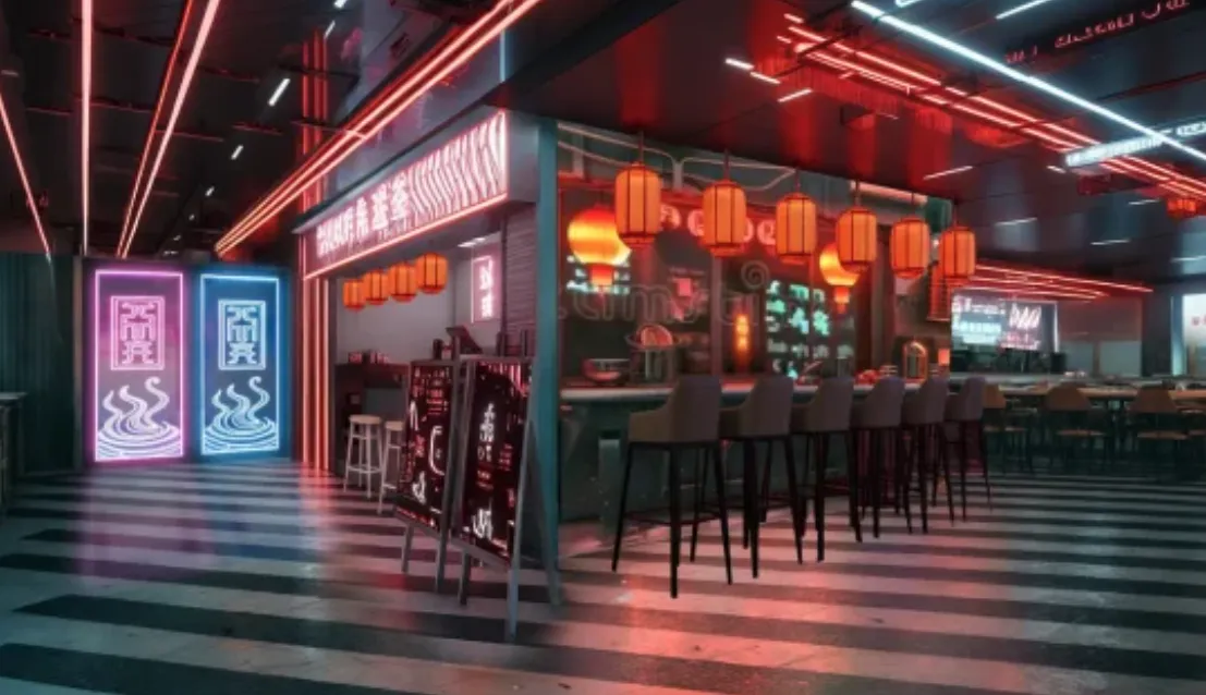 休闲简餐区。World  Cruise提供