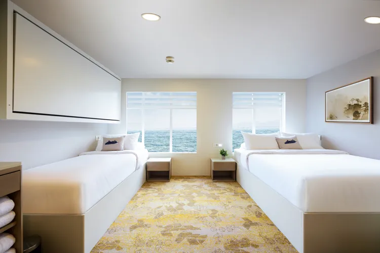 家庭房。World  Cruise提供