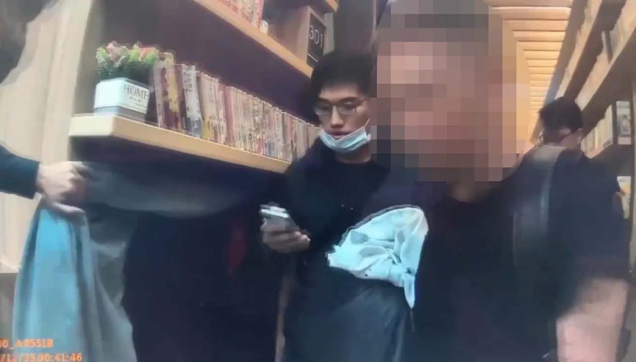 李男在台南遭警方查缉到案。翻摄画面