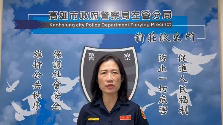 新莊派出所所長李秀玲表示，無照駕駛、擅自懸掛他車車牌及拒絕接受盤查均屬重大違規行為。翻攝畫面