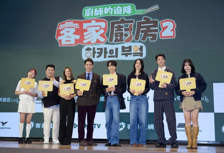 利特喊話《廚師的迫降：客家廚房2》明年奪金鐘。彭欣偉攝