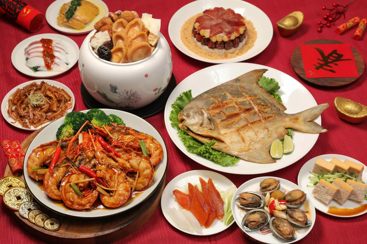 总铺师鲍鱼白鲳围炉宴。业者提供