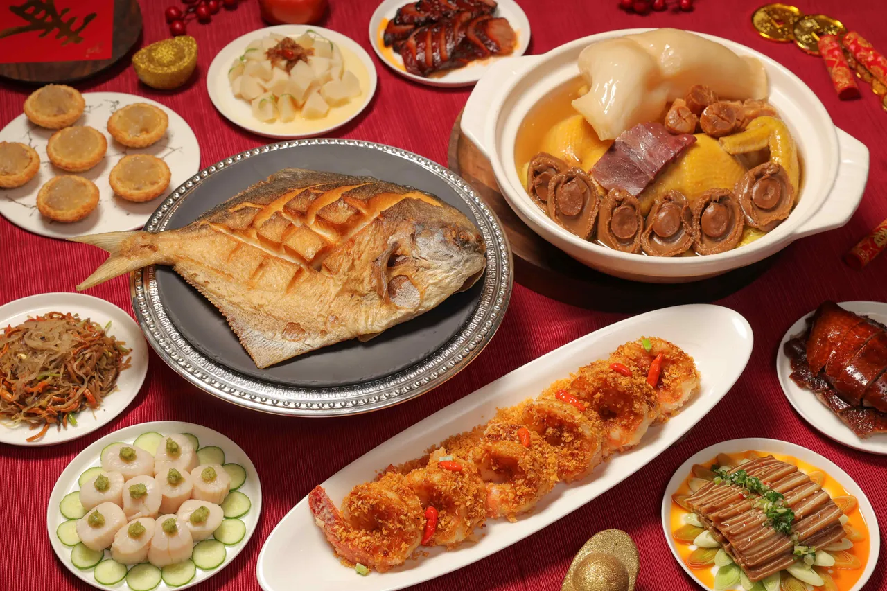 粤式花胶鲍鱼团圆宴。业者提供