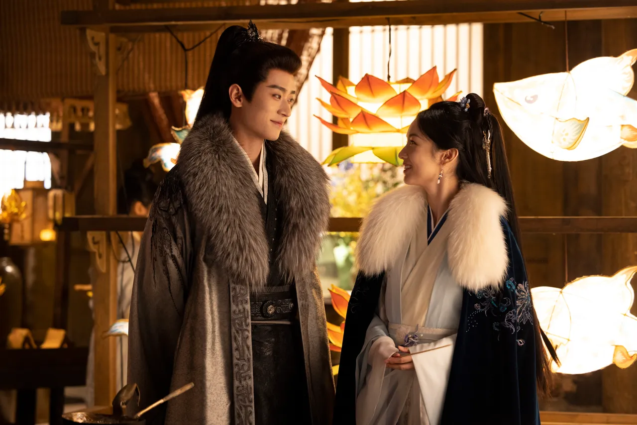 周也（右）恋上丞磊（左）擦出绝美CP感。爱尔达电视提供