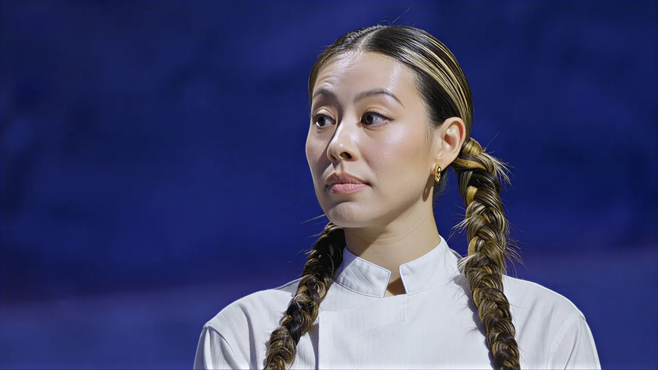 面对评审频频低声讨论，蔡诗芸紧张直呼：「想知道他们在说什么。」华视提供