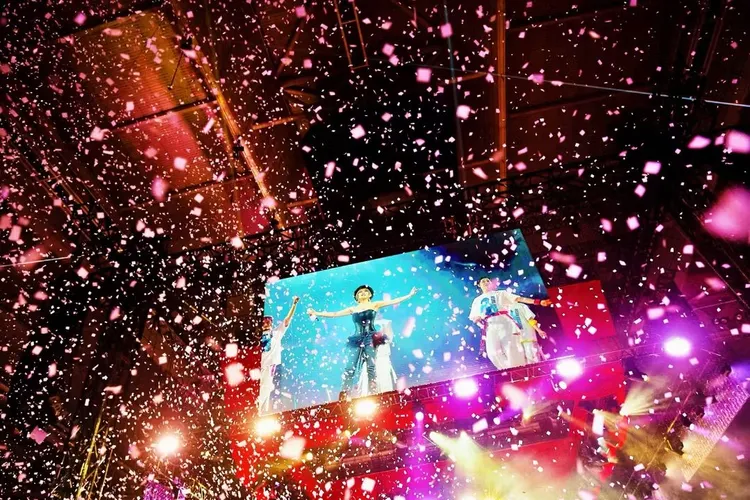 舞台軟硬體效果如同正式演出。翻攝濱崎步臉書